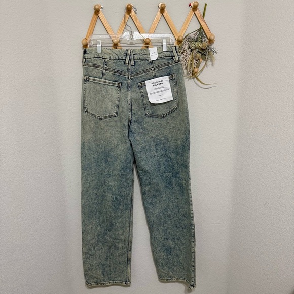 NWT! Good American Good 90s Mid Rise Baggy Jeans Size 8/29 - Picture 7 of 10